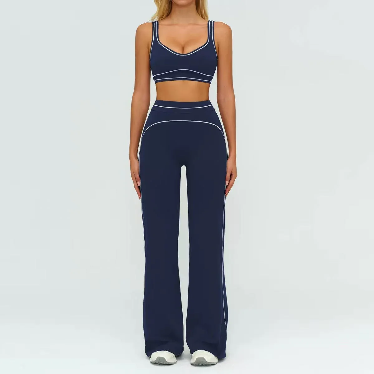 T588-900 Sports fitness yoga quick drying sports vest set - Image 10