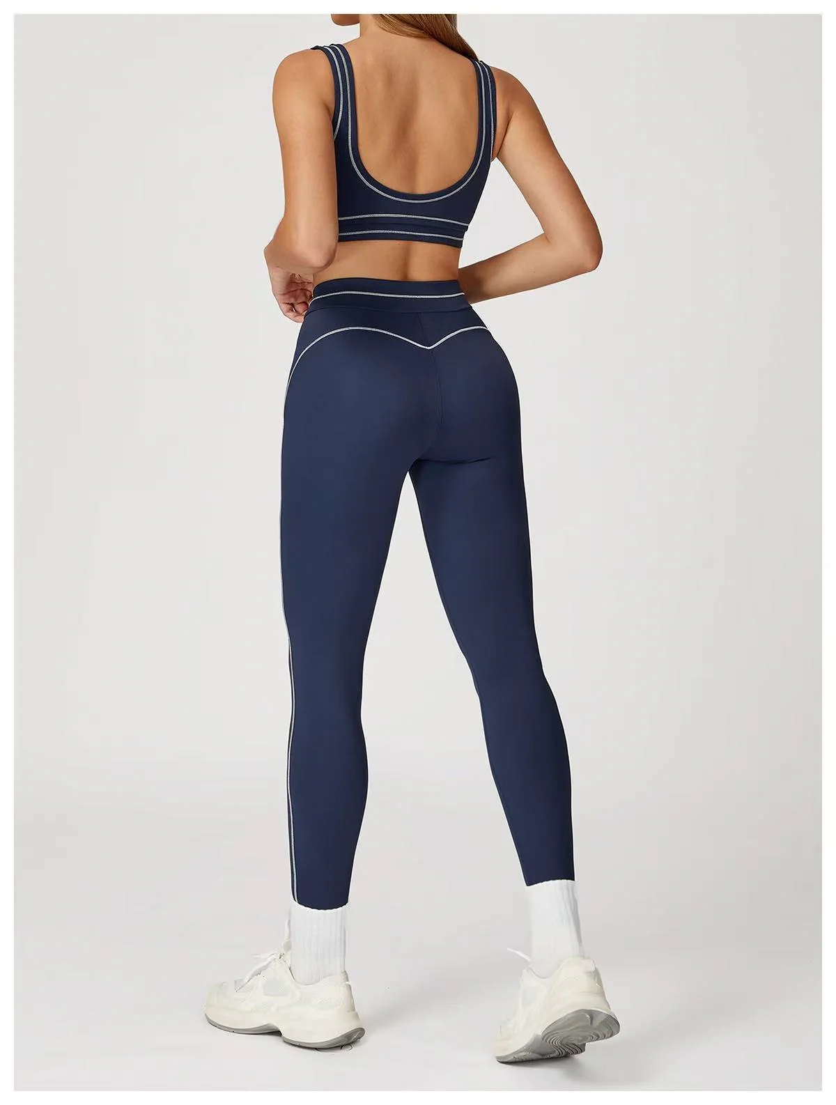T588-900 Sports fitness yoga quick drying sports vest set - Image 11
