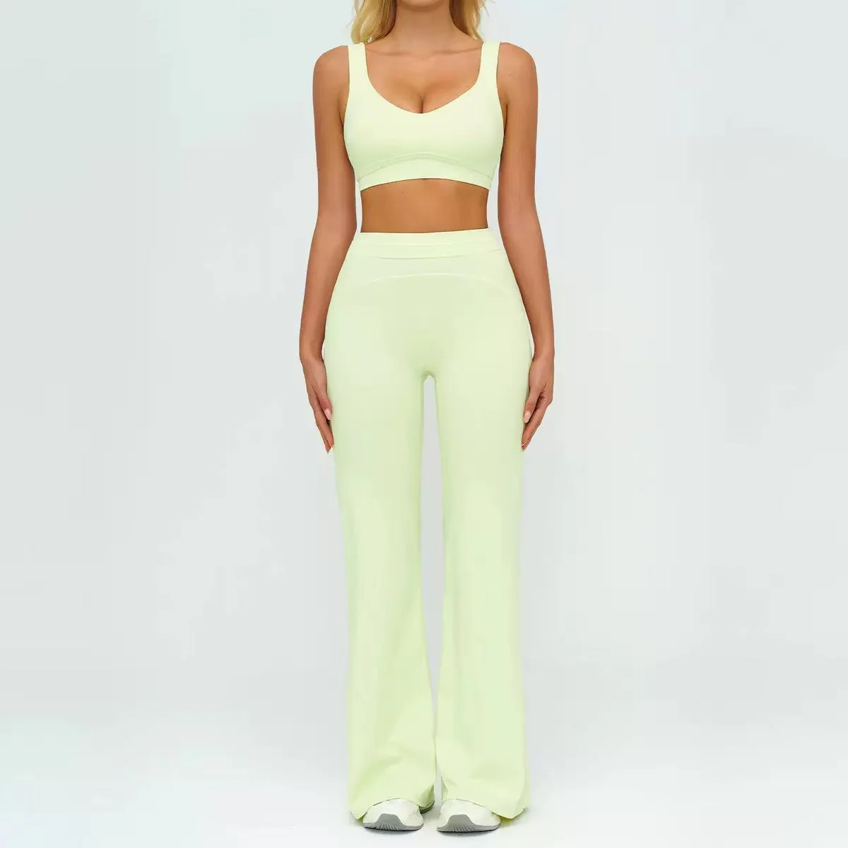 T588-900 Sports fitness yoga quick drying sports vest set - Image 2