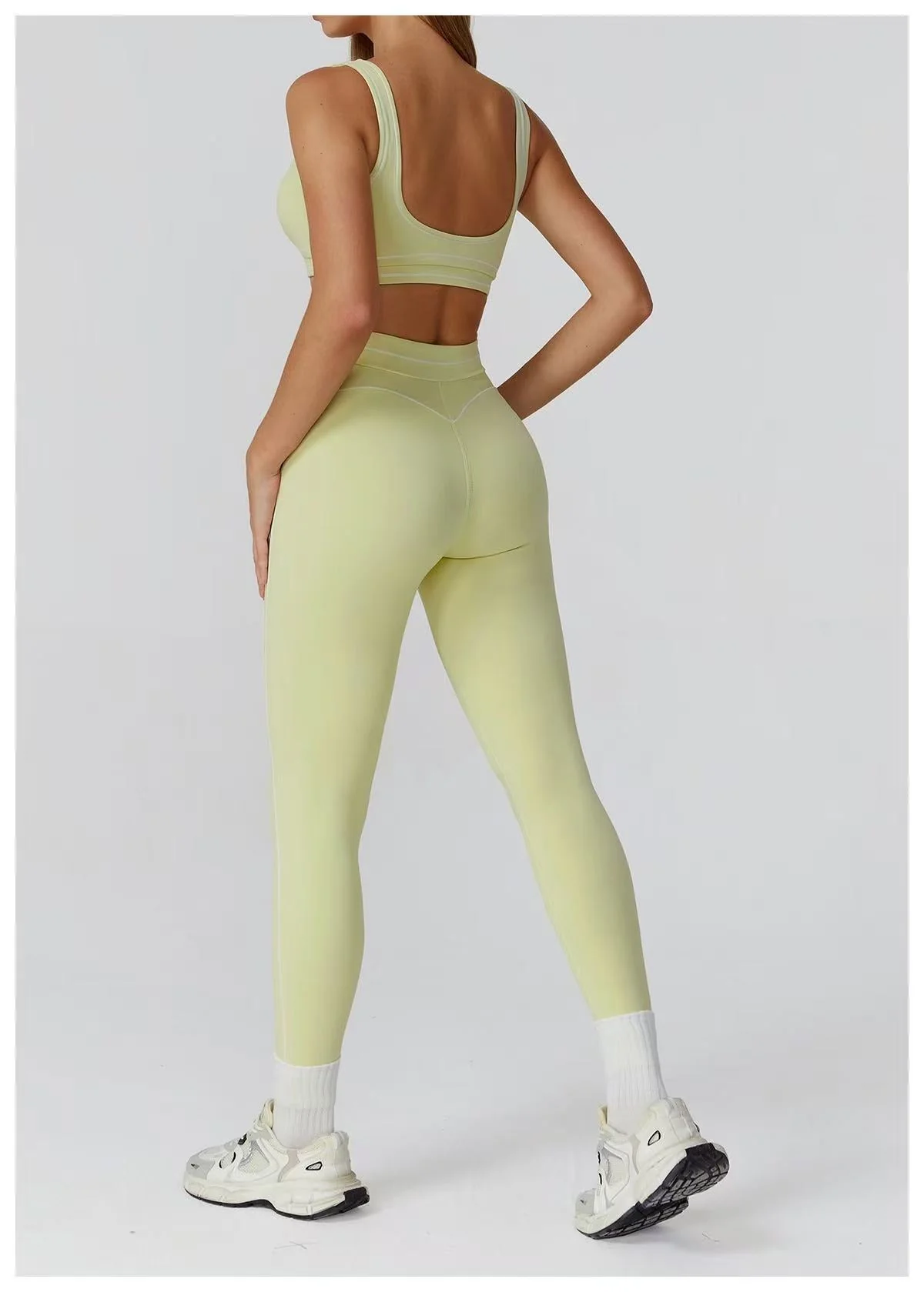 T588-900 Sports fitness yoga quick drying sports vest set - Image 3