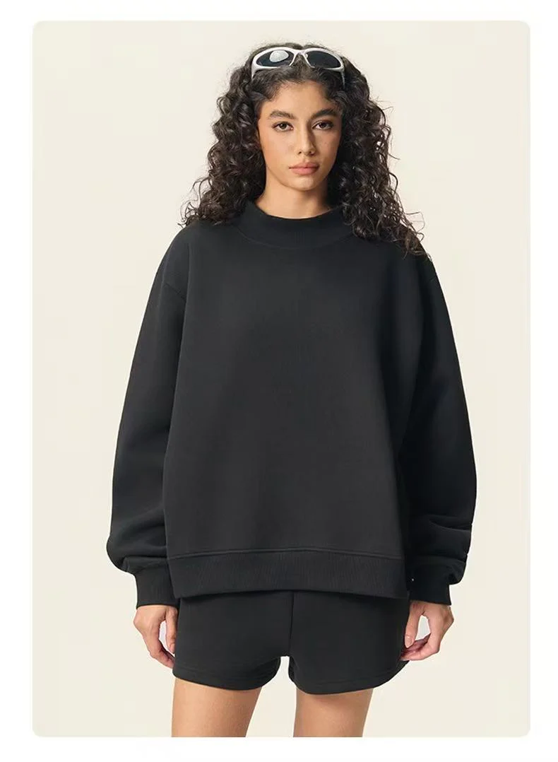 T588-906  Loose and comfortable casual hoodie, American style - Image 5