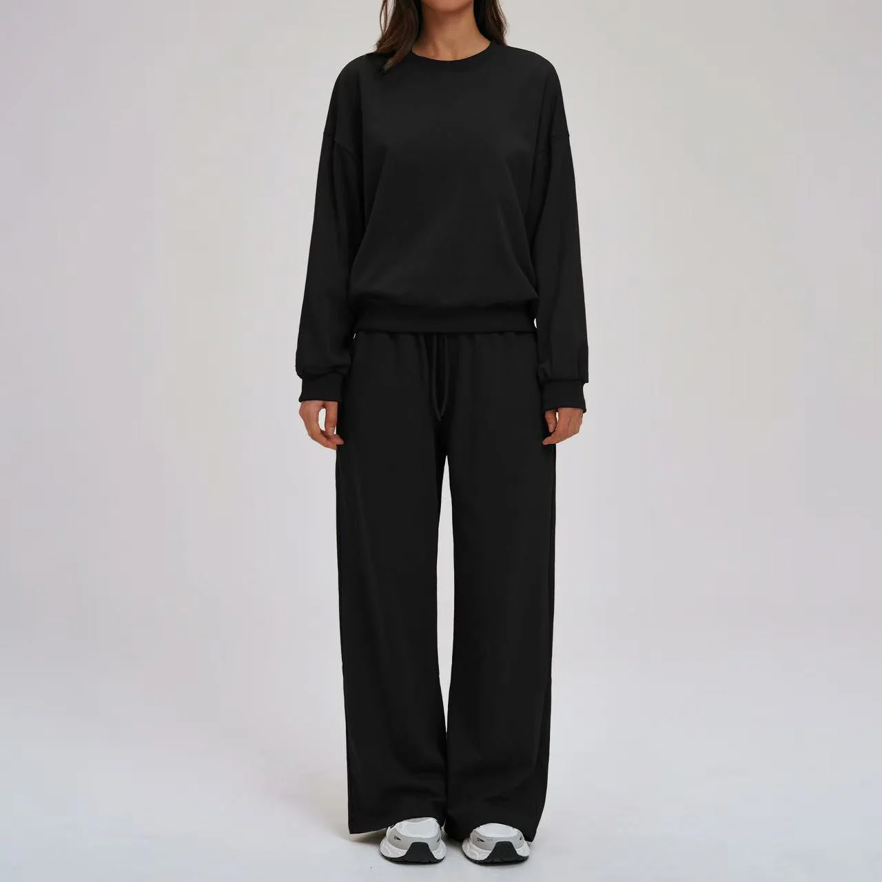 T588-907 Women's sports hoodie set loose fit - Image 10