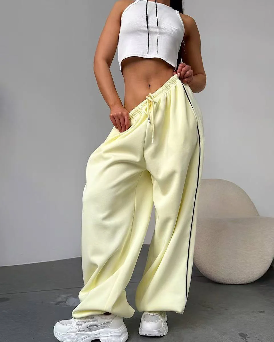 T588-910 Loose and comfortable women's sports pants - Image 2