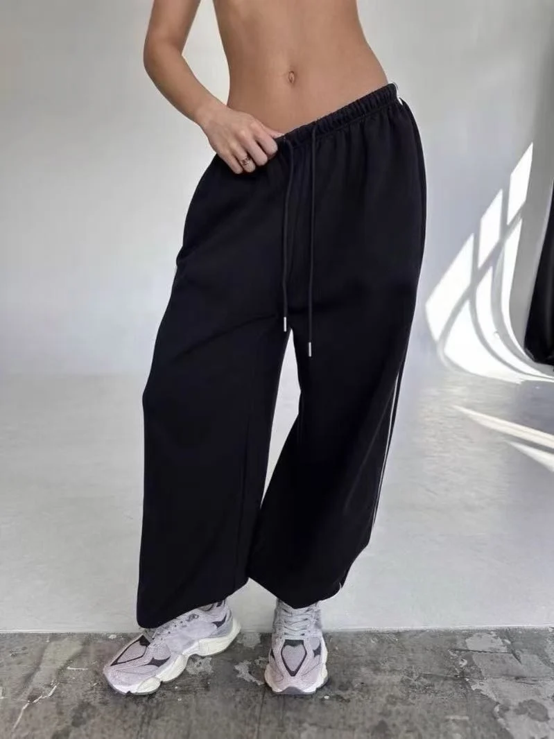 T588-910 Loose and comfortable women's sports pants - Image 3