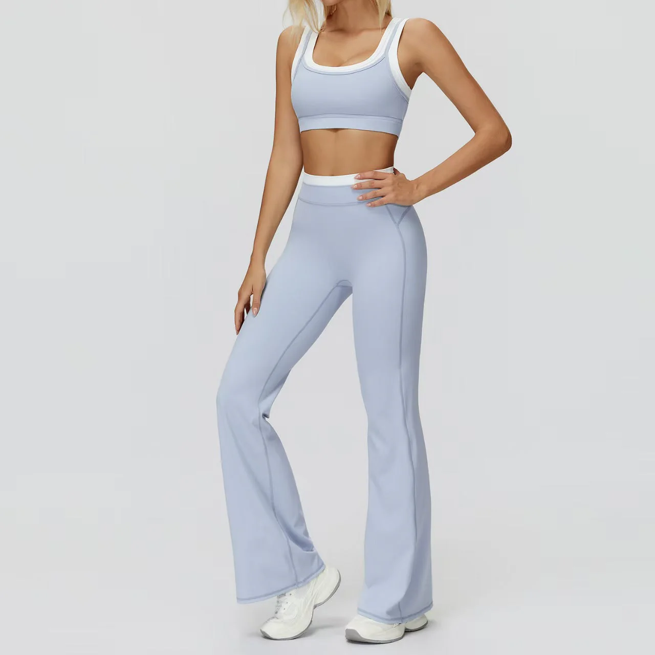 T588-917   High waisted outdoor leisure versatile fitness suit - Image 3