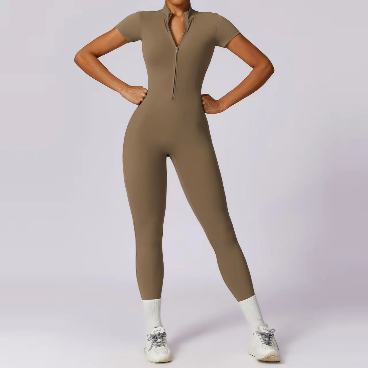 T588-918  Leisure exercise yoga suit fitness jumpsuit - Image 2