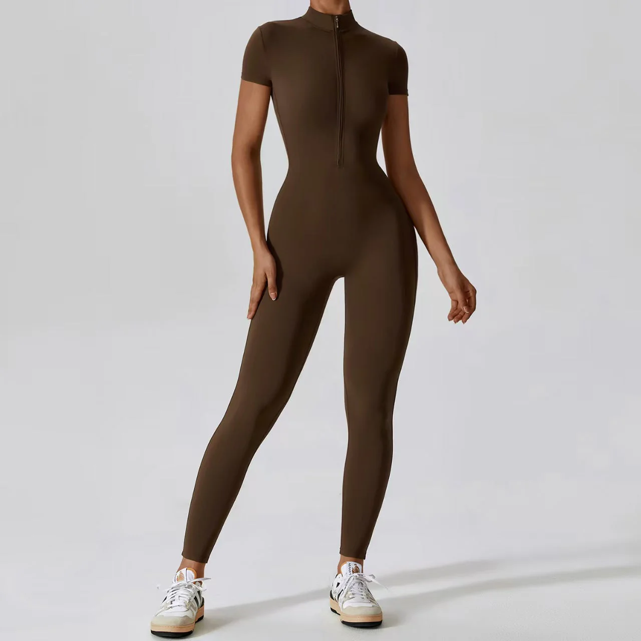 T588-918  Leisure exercise yoga suit fitness jumpsuit - Image 4