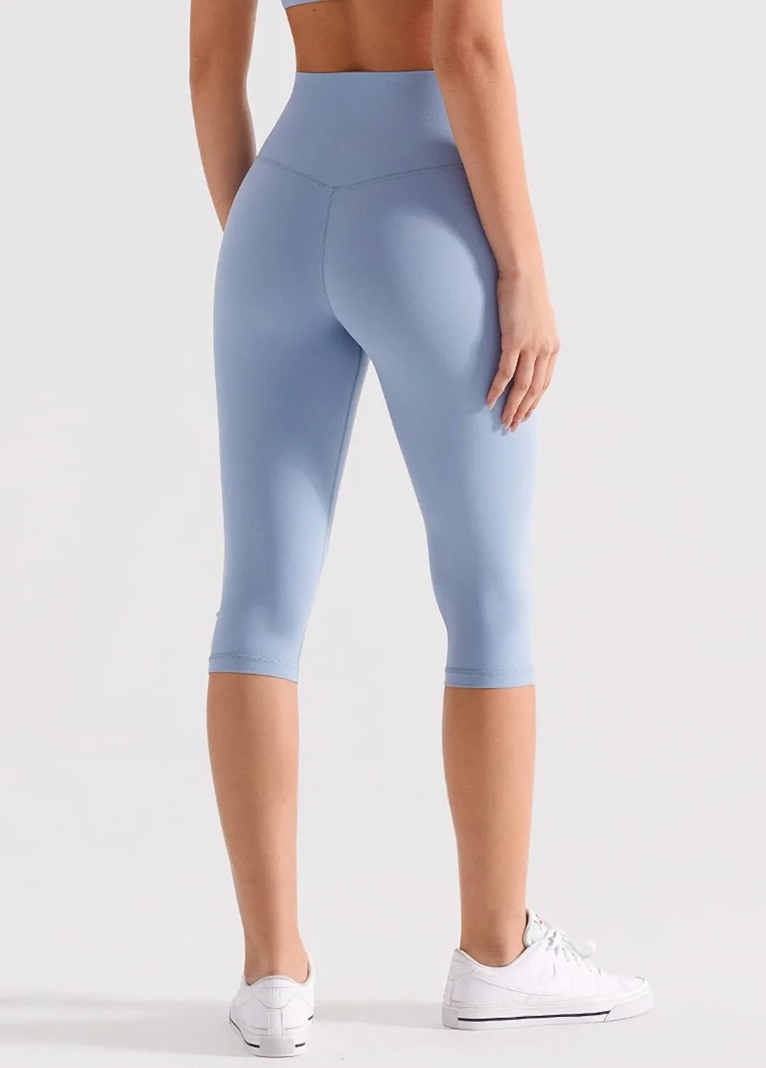 T588-924 Seven point yoga pants with high waist, hip lifting, and quick drying - Image 2