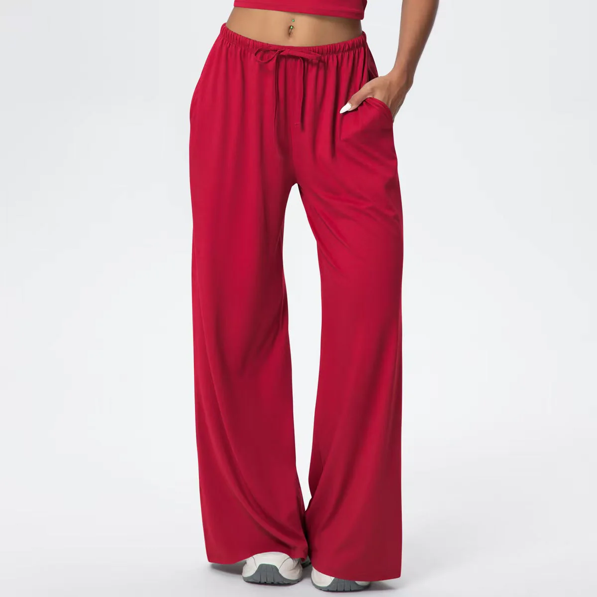 T588-933 Ladies' loose casual outdoor pants - Image 10