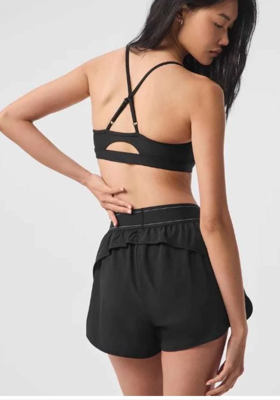 T588-948  Women's Cross Strap Sports Set - Image 2