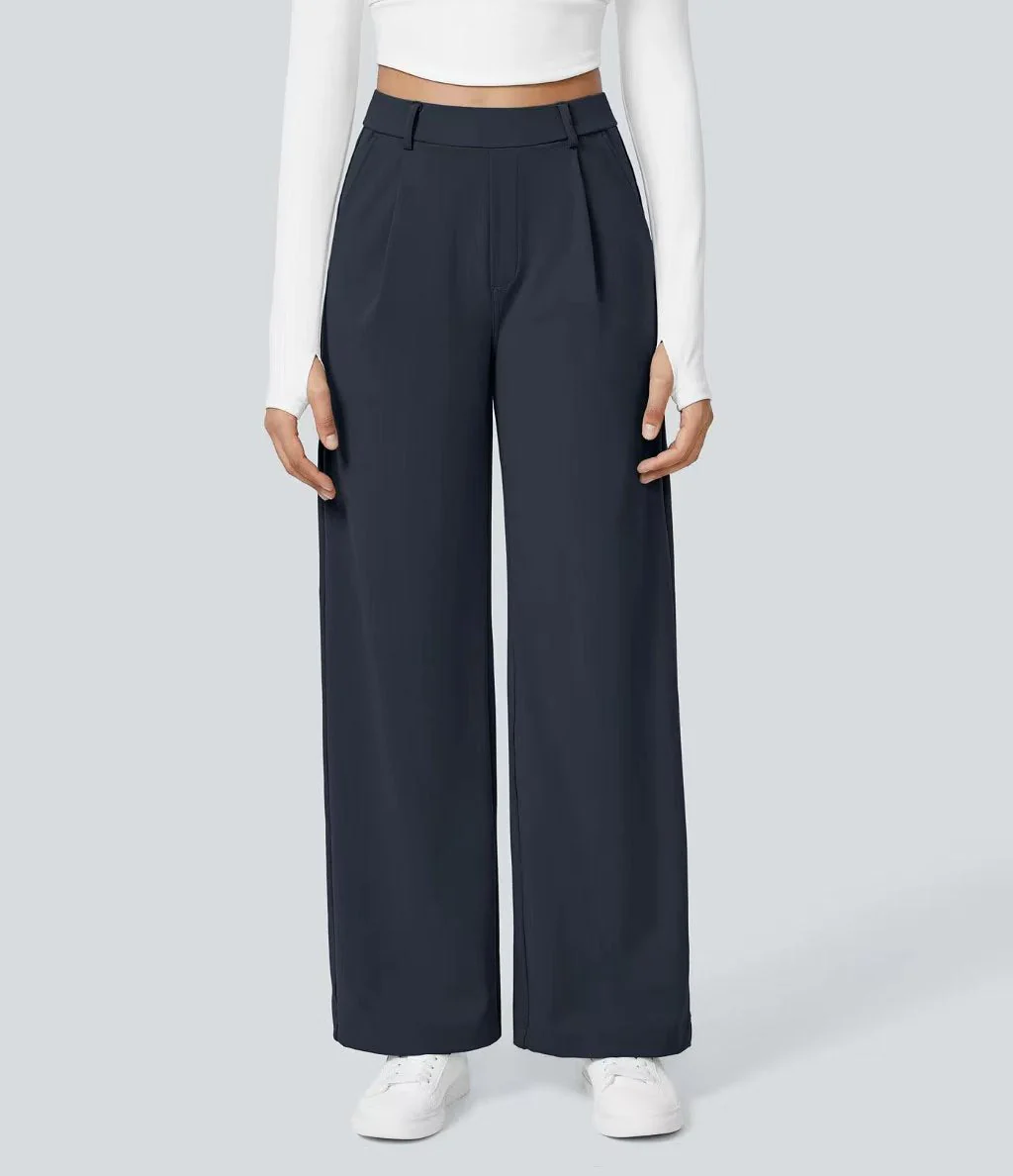 T588-953 Ladies' loose suit long pants outdoor casual straight tube - Image 11