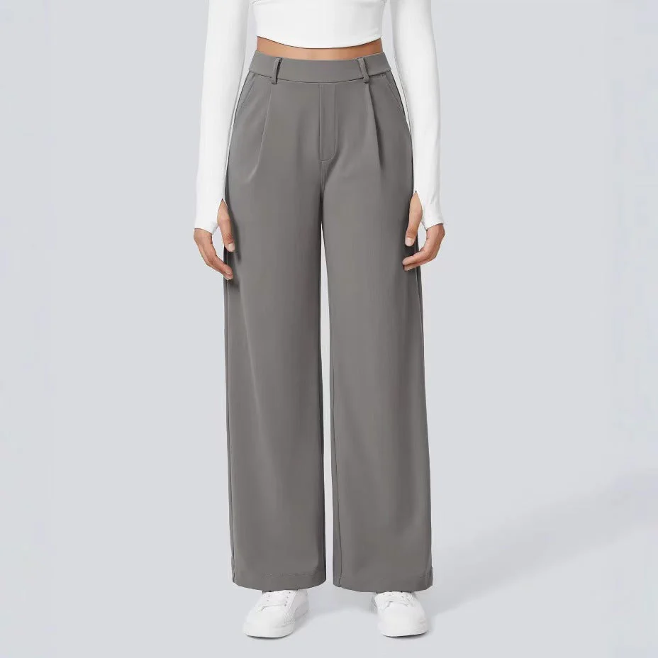 T588-953 Ladies' loose suit long pants outdoor casual straight tube - Image 4