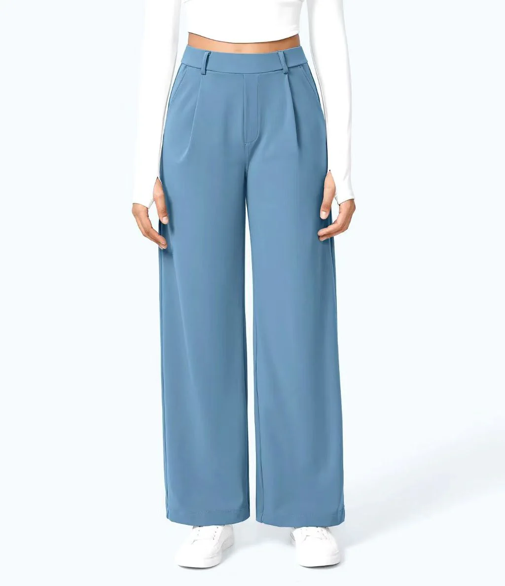 T588-953 Ladies' loose suit long pants outdoor casual straight tube - Image 6