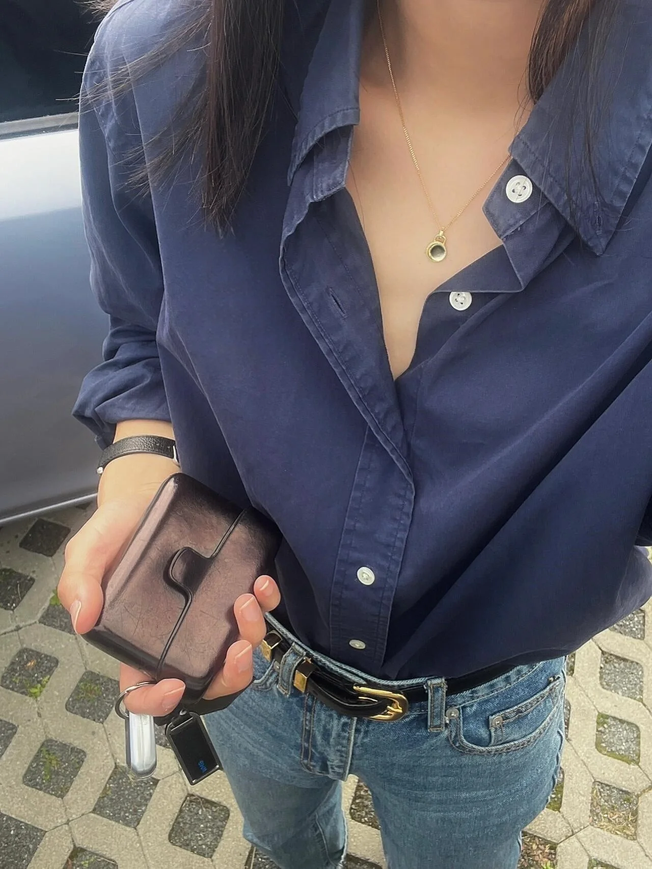 T588-987   Summer thin long sleeved shirt for casual wear - Image 4