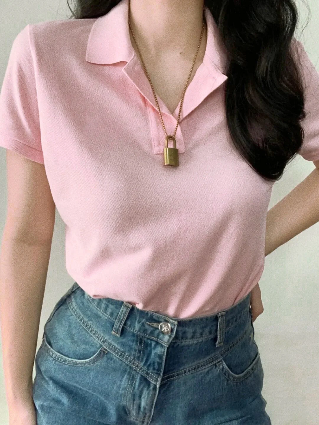 T588-991    Button up shirt women's T-shirt - Image 6